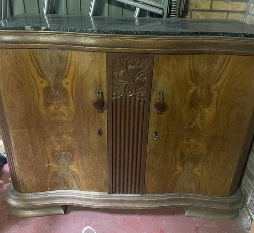 Walnut Art Déco Sideboard