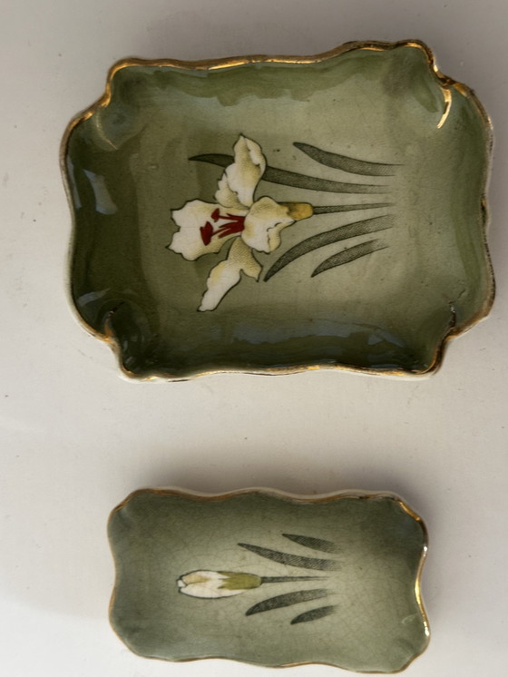 Image 1 of Nécessaire dit de Fumeur- Manufacture De Bruyn Faiencerie Fives Lille vers 1920