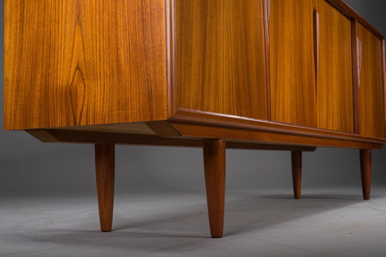 Image 1 of Vintage Deens Teakhouten dressoir van Axel Christiansen voor Aco Møbler, jaren 60