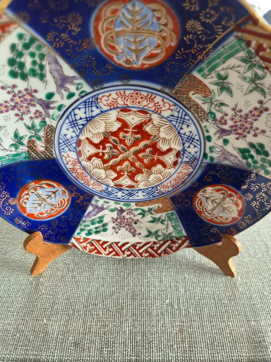 Assiette murale japonaise Imari, période Meiji (1868-1912) – Décorations murales, Porcelain (photo 4 of 5)