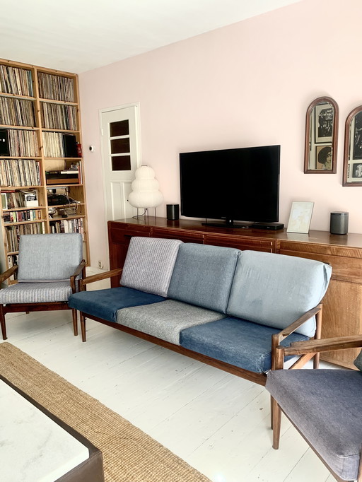 Midcentury Scandinavian Design Settee in Pallisander