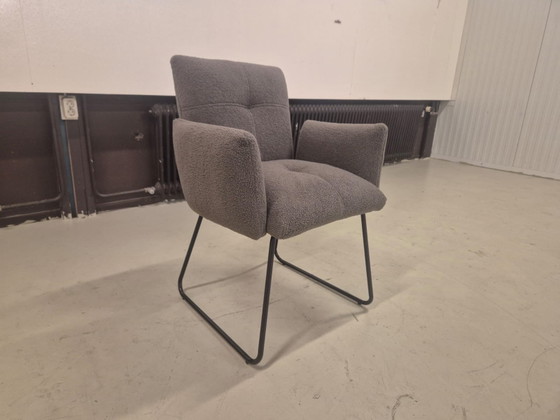 Image 1 of 2x SHOWROOM OUTLET - Eetkamerstoelen Dante - Teddy - NIEUW