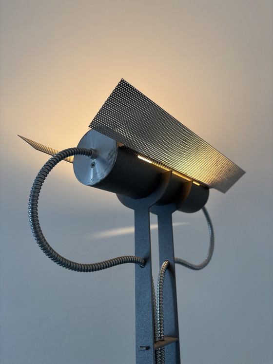 Image 1 of Postmodern high-tech industrial floor lamp “spectral” 1980s-1990s