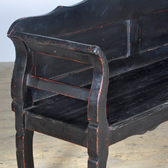 Image 1 of Antique Pine Bench, 1900s