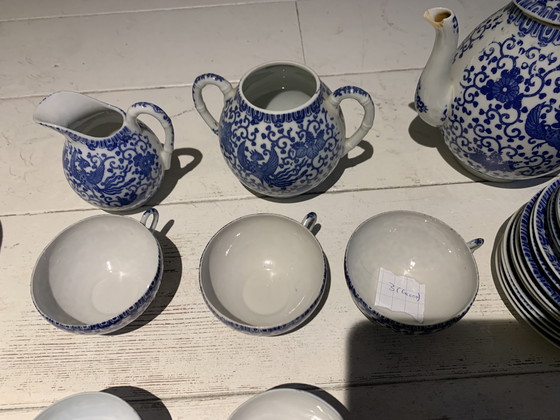 Image 1 of Vasellame blu giapponese (cinese), ampia collezione