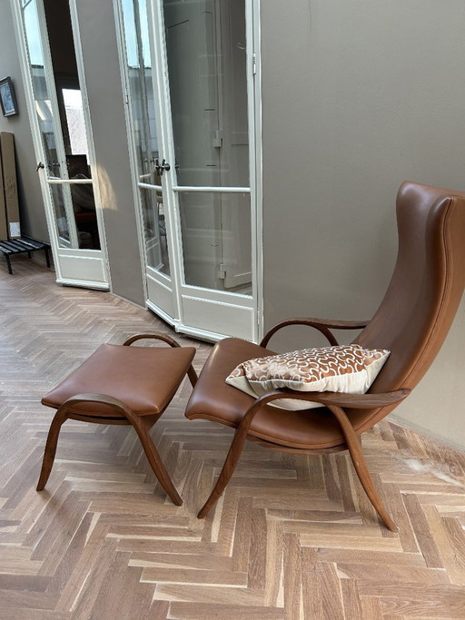 FH429 Signature Chair met voetenbank, Carl Hansen & Søn.