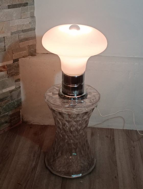 Mushroom Lamp Space Age Murano Italy 1970s – Table lamps, Murano Glass (photo 8 of 9)