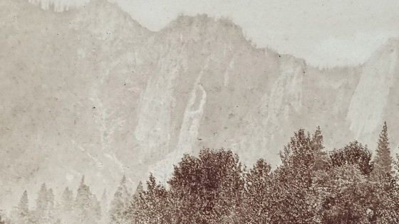 Image 1 of Carleton E. Watkins (1829–1916) Self portait on stone, Yosemite park.