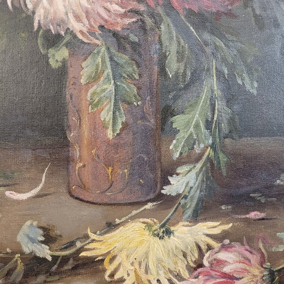 Image 1 of “Fleurs d'automne” Marthe Danard Puig, s. XX – France