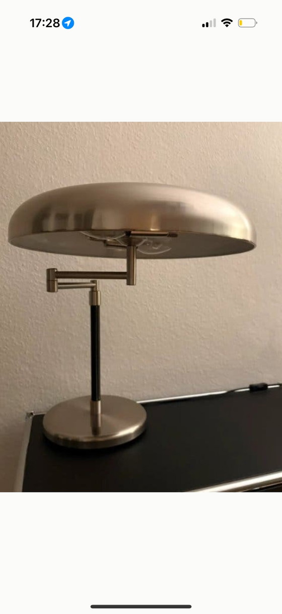 Vintage IKEA Grimsö Atomic Mushroom Table Lamp – Tafellampen, Metal (photo 4 of 6)