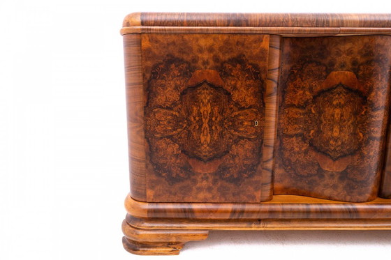 Image 1 of Large Art Deco chest of drawers from the 1950s, Poland.