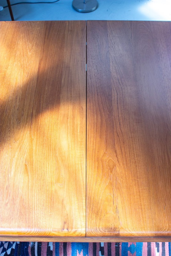 Image 1 of Vintage teak dining table, Danish Mid Century, 1960s, solid wood