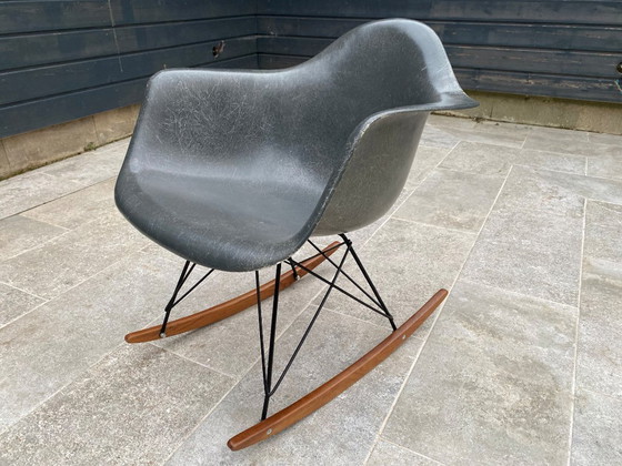 Image 1 of Fauteuil RAR Eames gris elephant grey zénith plastics herman miller