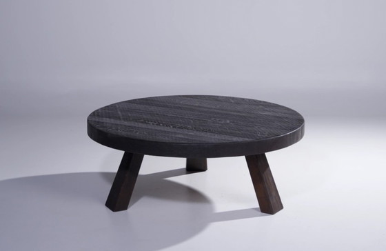 Image 1 of TAVOLINO DA CAFFÈ BRUTALISTA IN QUERCIA OLANDESE