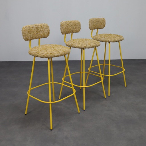 Set of 3 Barstools Pi by Richard Hutten for Puik Design