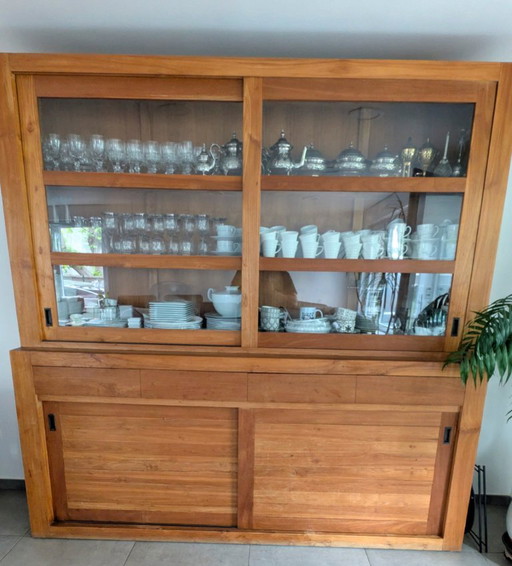 Teak Display Cabinet – kledingkasten, Wood (photo 2 of 5)