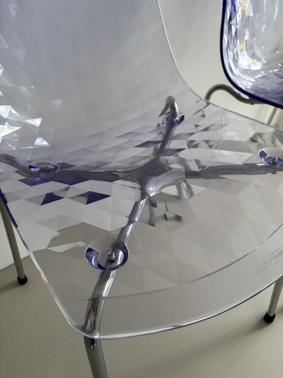 Image 1 of Juego de dos sillas Calligaris “ICE” de diseño italiano