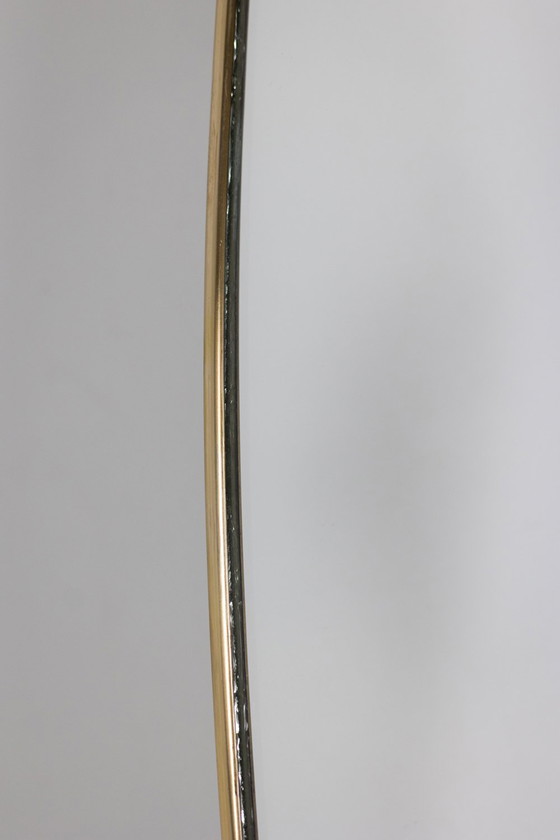 Image 1 of Paar verguld messing spiegels, Circa 1970