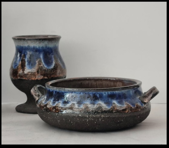 Image 1 of Ensemble en céramique de design danois - Jette Hellerøe (Axella) - 3 pièces