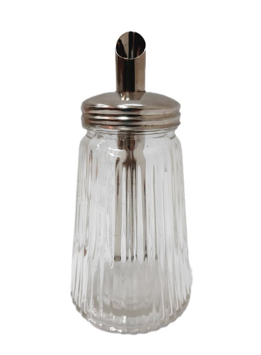 Vintage glass sugar pourer shaker