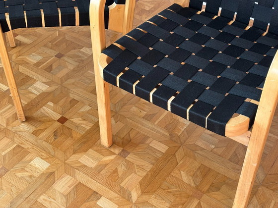Image 1 of Poltrone modello 45 di Alvar Aalto per Artek, anni '70, set di 2