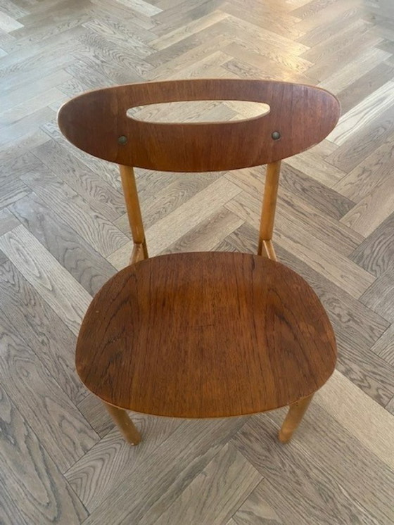 Image 1 of 8 stoelen Nässjö Stolfabrik Sweden vintage
