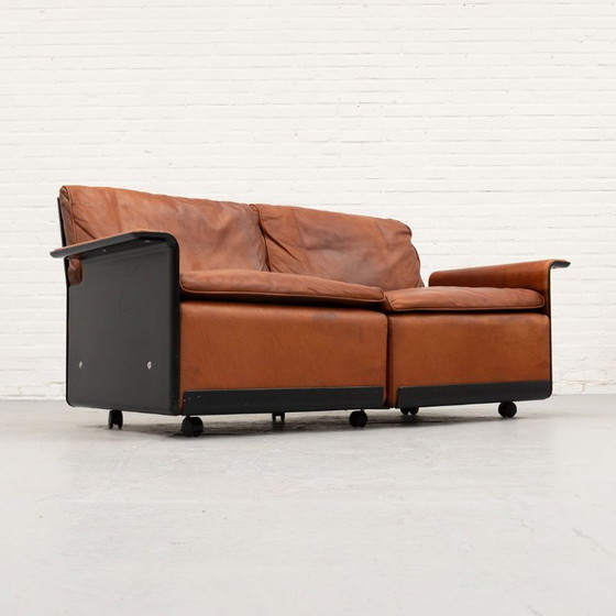 Dieter Rams Vitsoe Tweezitsbank 70's – 2 zitsbanken, Plastic, Leather (photo 3 of 11)