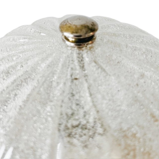 Image 1 of Mid Century Murano-Eisglas-Deckenleuchte 1970