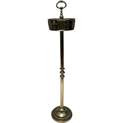 Vintage ashtray on bronze base, France 1940