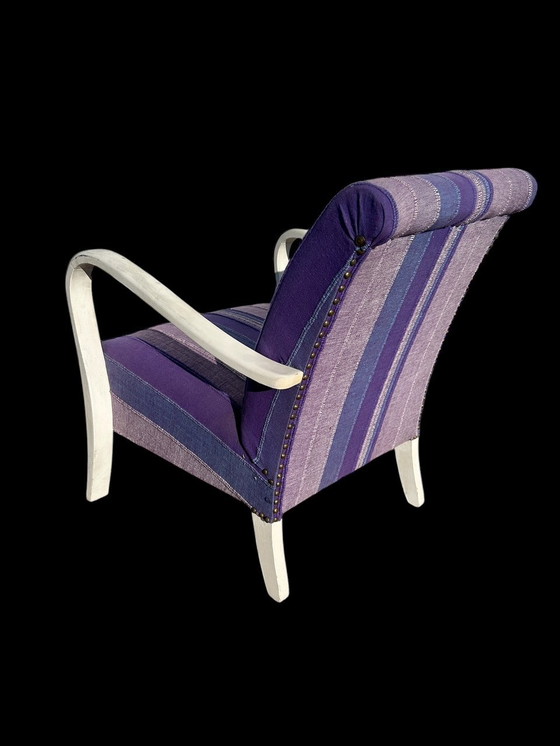 Image 1 of Pair of Art Deco Club Armchairs