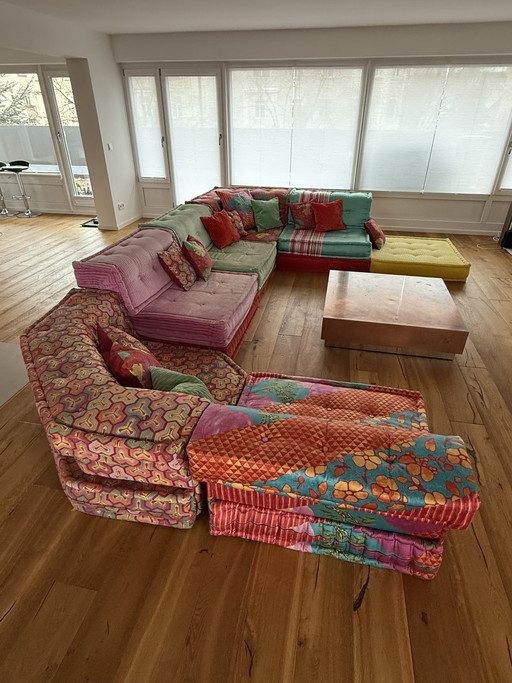 17 pezzi (schienale + cuscino del sedile) Mah Jong Roche Bobois Kenzo Takada