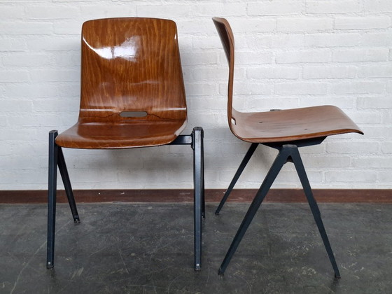 2x Plywood Stoelen Van Thur Op Seat – Thur-Op-Seat, Eetkamerstoelen, Metal (photo 3 of 7)