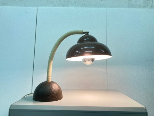 Temde Type 21 table lamp in brown 70s design