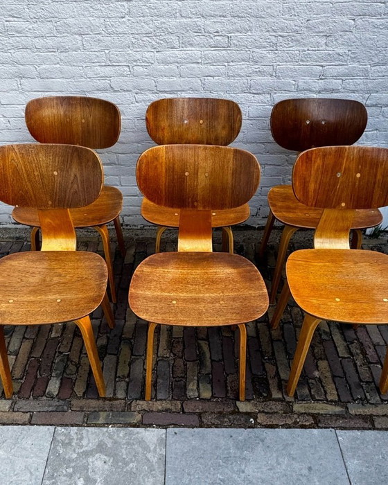 Image 1 of 6 x chaises Cees Braakman Pastoe SB02