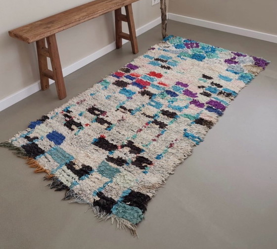 Image 1 of Boucherouite loper / vloerkleed 200x96cm