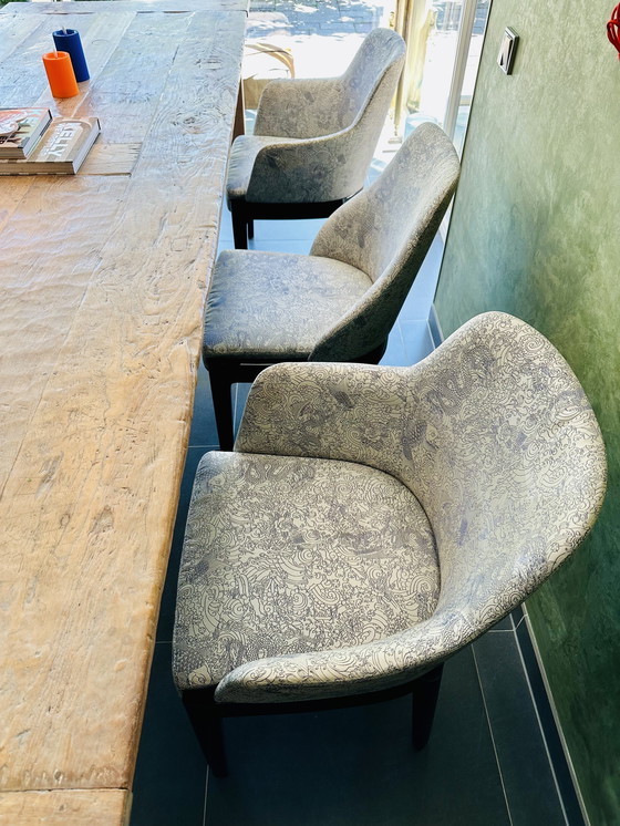 Image 1 of Molteni&C Chelsea Jean Paul Gaultier stoelen 5 stuks