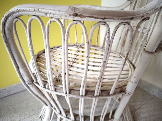 Sillón de ratán estilo shabby chic, estilo Emmanuelle – Sillones, Wicker, Rattan (photo 7 of 11)
