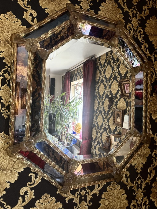 Grande specchio di Murano – spiegels, Glass, Murano Glass
