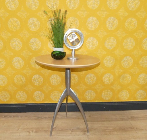 90s Italian design Jolly Marc Berthier Magis club table coffee table side table beech/steel vintage modern