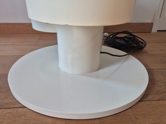 Image 1 of  Gran lámpara de pie con jardinera / mesa auxiliar Close Encounter Christmas Merchant Años 80