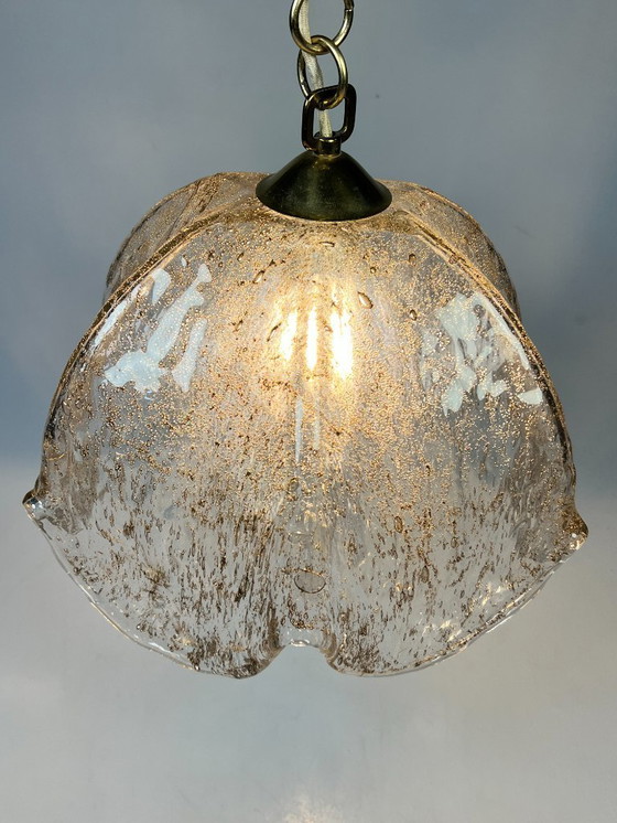 Image 1 of Vintage Smoked Glass Pendant Lamp, Kaiser Leuchten, Germany 1960s/1970s