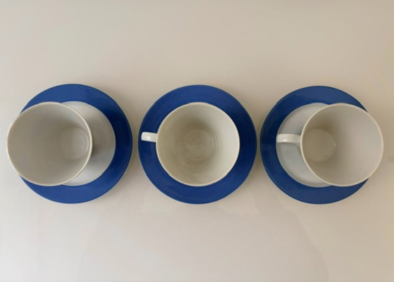 Vintage Kronester Bavaria cup and saucer 80s set of 3, Bavaria Kronester, Crockery, Porcelain, White (photo 5 of 9)