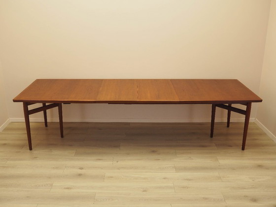 Image 1 of Table en teck, design danois, années 1960, designer : Arne Vodder, fabricant : Sibast