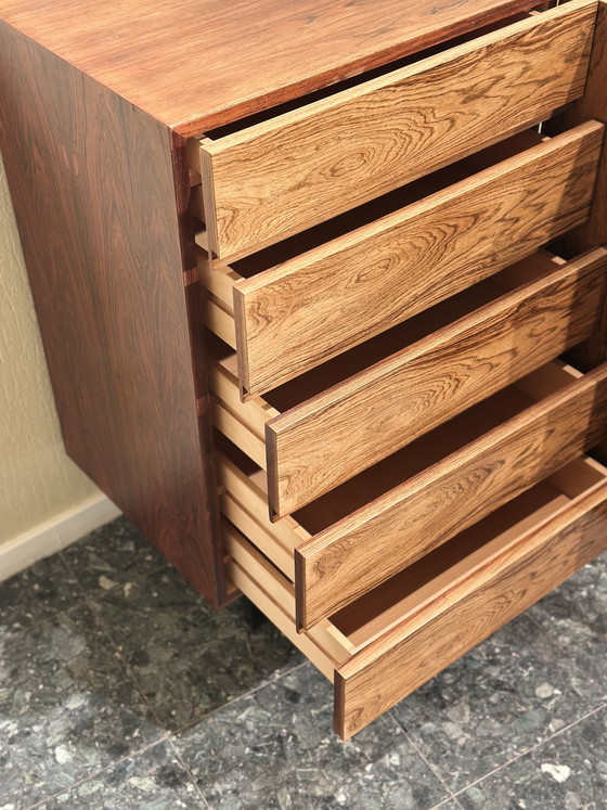 Image 1 of Aparador/cómoda de palisandro de la marca WK Furniture, estilo mediados de siglo.