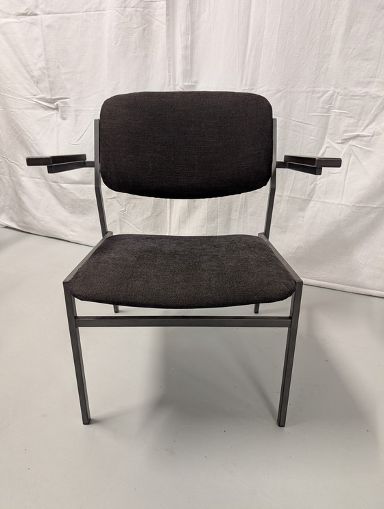 Image 1 of 2er Set Gijs van der Sluis, Modell 57 Stühle, 60er Jahre Dutch Design