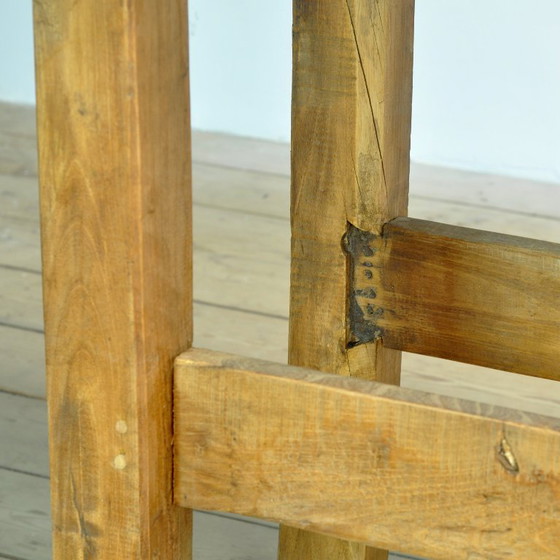 Table de travail en chêne, vers 1920 – Iron, Wood (photo 10 of 13)