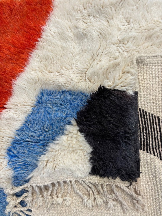 Image 1 of Colorful Moroccan Mrirt Wool Rug 170x180 cm – Handwoven Berber Carpet
