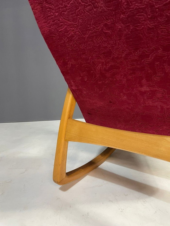 Image 1 of Mid-Century Bentwood Rocking Chair by TON, Czechoslovakia, 1960s