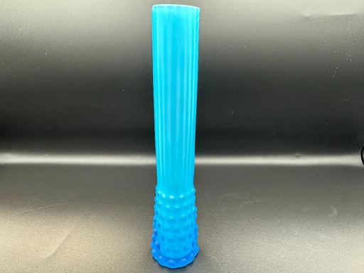 Mouth-blown Überfangglas Vase 1960s