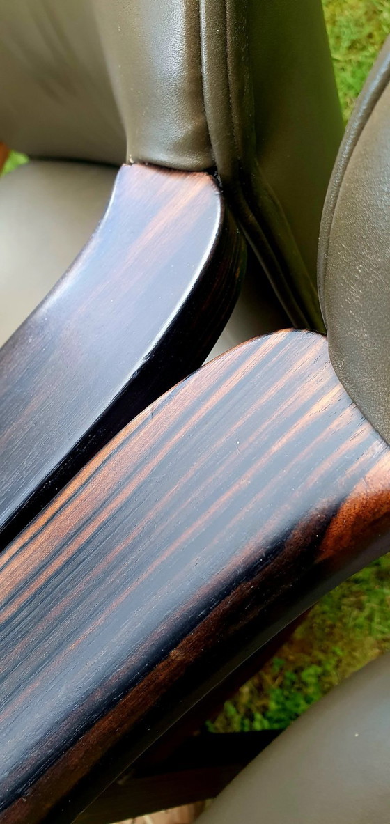 Image 1 of 4 Eetkamerstoelen met leuning en 2 zonder